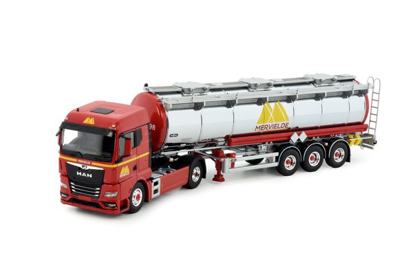 TEK83739 - MAN TGX GM 4x2 con remolque cisterna de 3 ejes MERVIELDE - 1