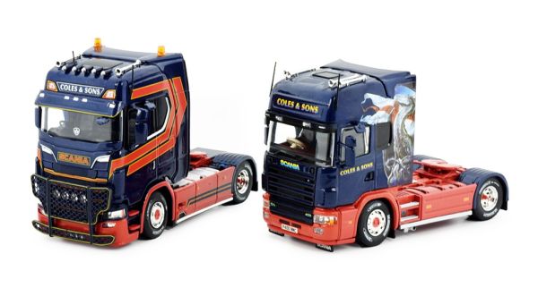 TEK84101 - SCANIA 164 TOPLINE 4x2 y SCANIA S HIGHLINZE 4x2 COLES & SONS - 1