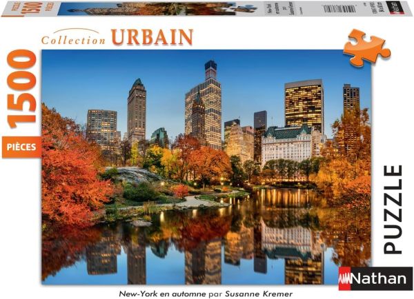 NAT877881 - Puzzle 1500 piezas NuevaYork en Otoño by Suzanne KREMER - 1