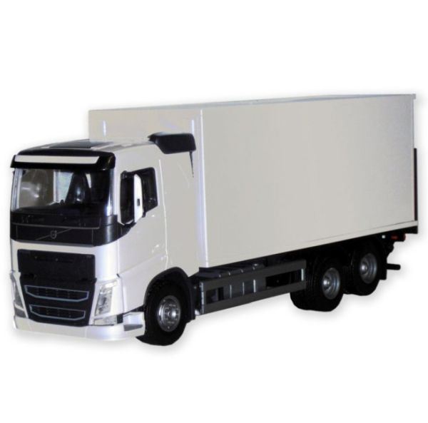 EMEK89312 - VOLVO FH 6x4 blanco con caja y portón trasero - 1