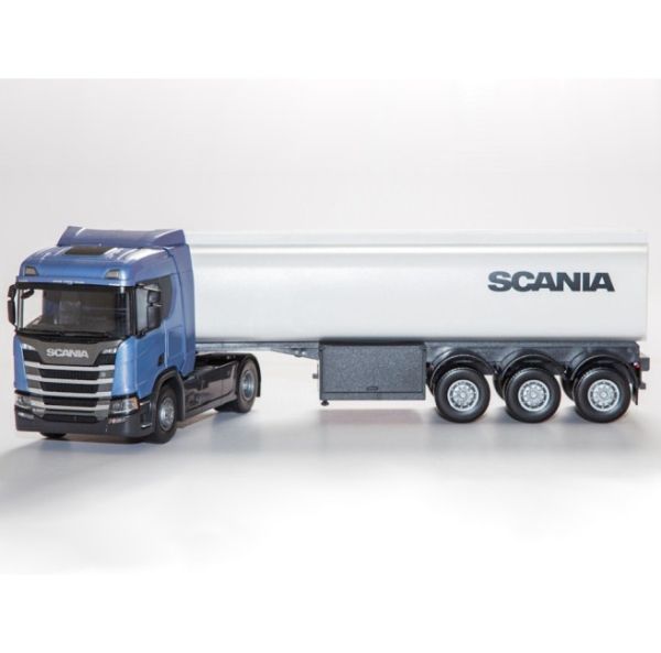 EMEK90600 - SCANIA R450 4x2 azul metálico con remolque cisterna de 3 ejes - 1