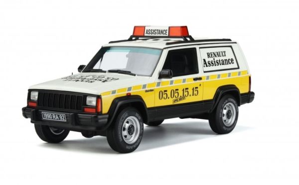 OT939 - JEEP CHEROKEE RENAULT ASSISTANCE 1989 amarillo - 1