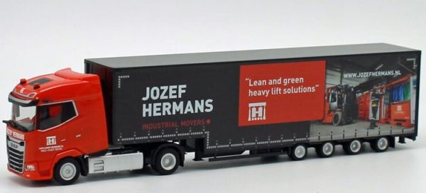 HER953467 - DAF XG 4x2 remolque bajado de 4 ejes JOZEF HERMANS - 1