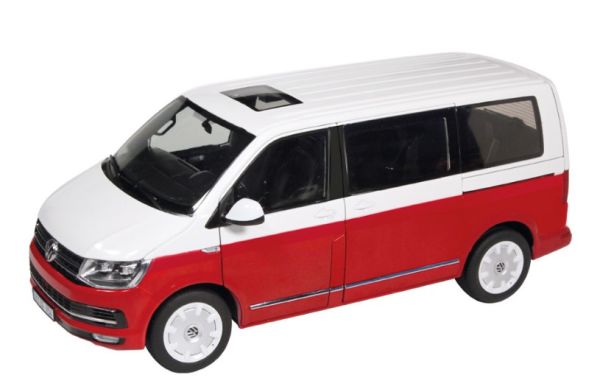 NZG9541/10 - Multivan VOLKSWAGEN Type6 Rosso e bianco - 1