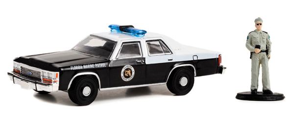 GREEN97140-D - FORD LTD Crown victoria con policía de la serie THE HOBBY SHOP en blister - 1