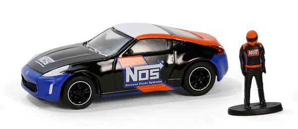 GREEN97160-F - NISSAN 370Z 2020 Negro con conductor de la serie THE HOBBY SHOP en blister - 1