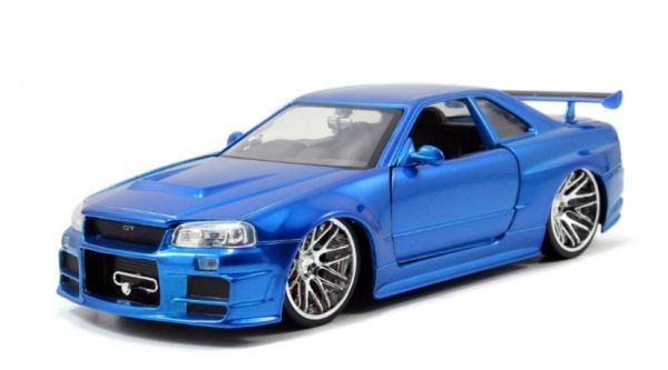 JAD97173 - NISSAN Skyline GT-R de 2002 Fast & Furious azul - 1