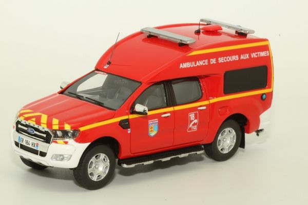 ALARME0050 - FORD Ranger BSE Hautes-Pyrénées bomberos - 325 ejemplares - 1