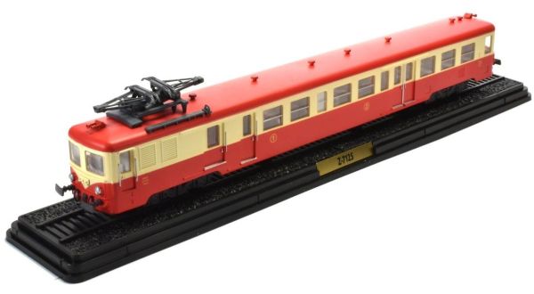 ATL2434001 - Automotor Tipo Z-7125 SNCF de primera y segunda clase rojo y crema de la serie Les Autophériques des Réseaux Français máquina no funcional - 1