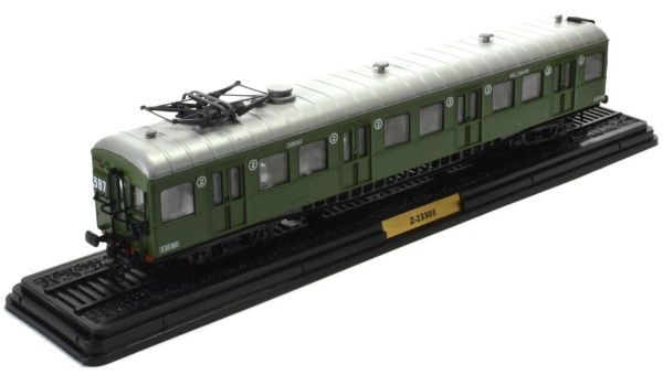 ATL2434005 - Autopropulsado Tipo Z-2303 SNCF n°387 techo verde segunda clase gris de la línea Sceaux de la serie Les Autophériques des Réseaux Français máquina no funcional - 1