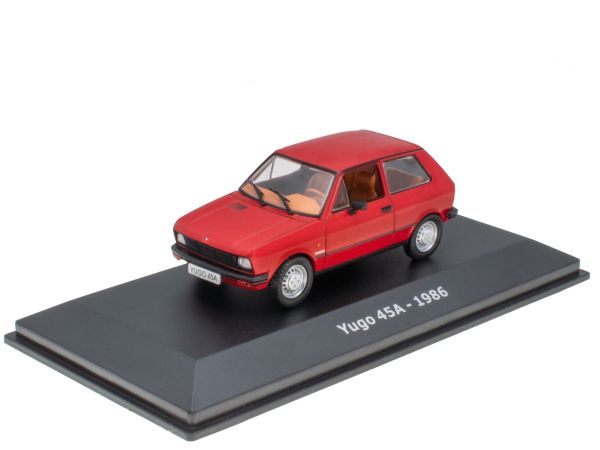 ABADD137A - YUGO 45A de 1986 rojo - 1