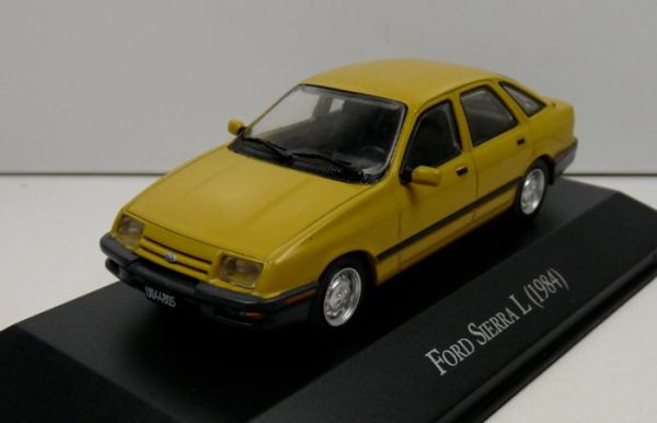 MAGARGAQV28 - FORD Sierra I 1984 Amarillo con folleto - 1