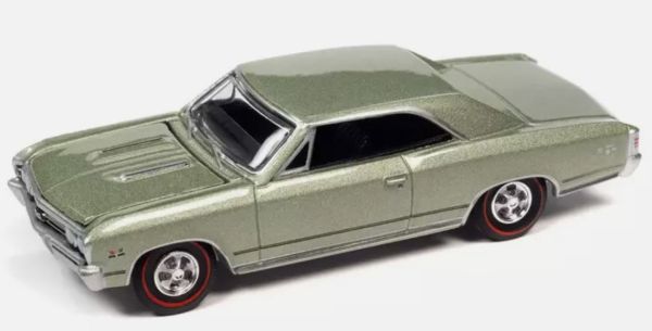 AW64382B-D - CHEVY Chevelle SS 396 1967 Verde – En blister - 1