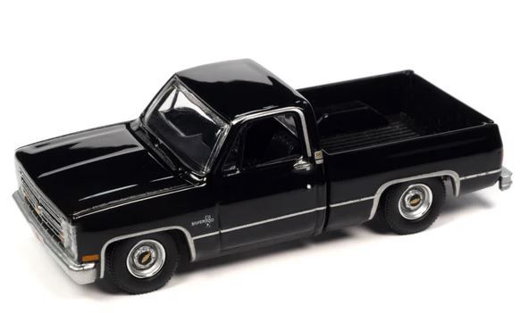 AW64402A-D - CHEVY Silverado Fleeside 1985 Negro – En blister - 1