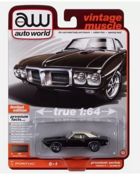 AW64402A-F - PONTIAC Firebird 1969 Marrón – En blister - 1