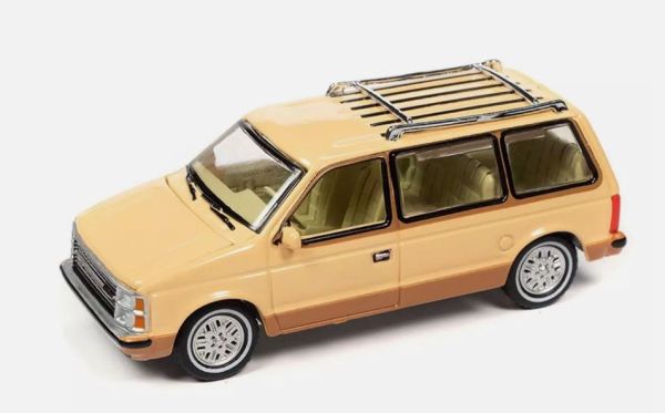 AW64402B-B - PLYMOUTH Voyager 1985 Beige y marrón - En blister - 1