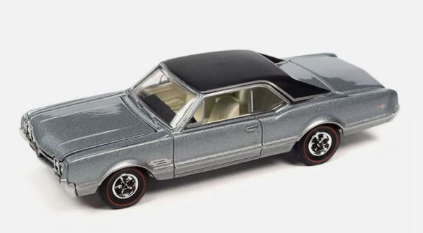 AW64402B-E - OLDSMOBILE 442 1966 Plata – En blister - 1