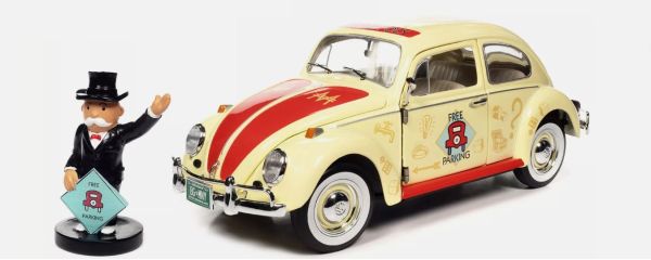 AWSS141 - VOLKSWAGEN Escarabajo 1963 MONOPOLY - Aparcamiento gratuito con figura - 1