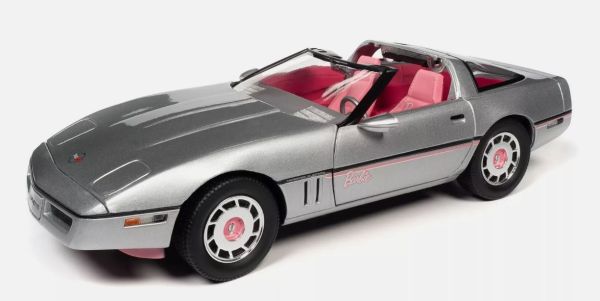 AWSS142 - CHEVROLET Corvette 1986 Gris y rosa - BARBIE - 1