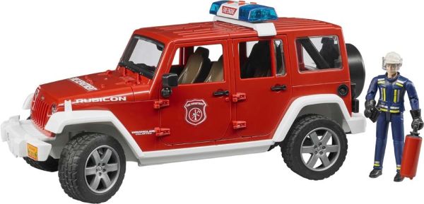 BRU2528 - JEEP Wrangler Bombero con personaje Escala: 1/16 - 1