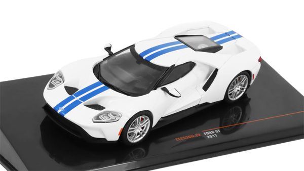 IXOCLC536N - FORD GT 2017 Blanco y azul - 1