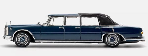 CMC205 - MERCEDES-BENZ 600 Pulmann W100 6-puertas W100 Azul - 1