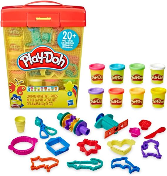 HASE9099 - Super caja de accesorios con 8 botes de PLAY-DOH - 1