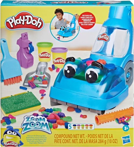 HASF3642 - PLAY-DOH Aspiradora y accesorios con 5 botes - 1