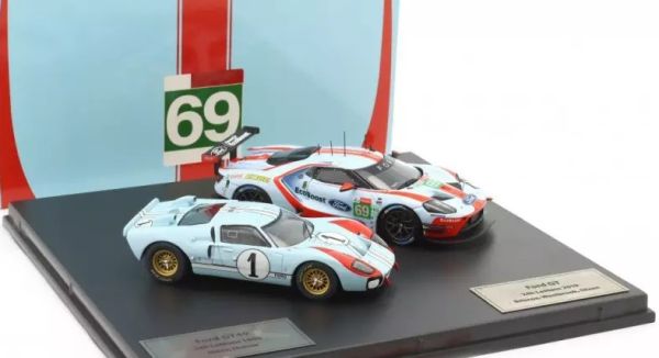 IXO-SP-FGT-43001-SET - FORD GT #69 2019 y FORD GT40 #1 1966 en las 24h de Le Mans - 1