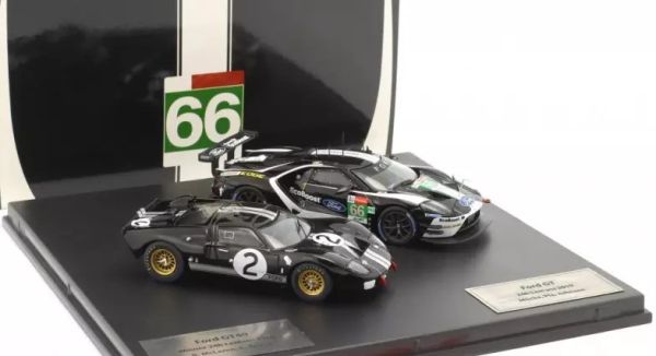 IXO-SP-FGT-43002-SET - FORD GT #66 2019 y FORD GT40 #2 1966 en las 24h de Le Mans - 1