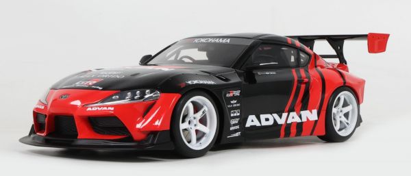 GT889 - TOYOTA Supra GR By Advan 2020 Negro y Rojo - 1