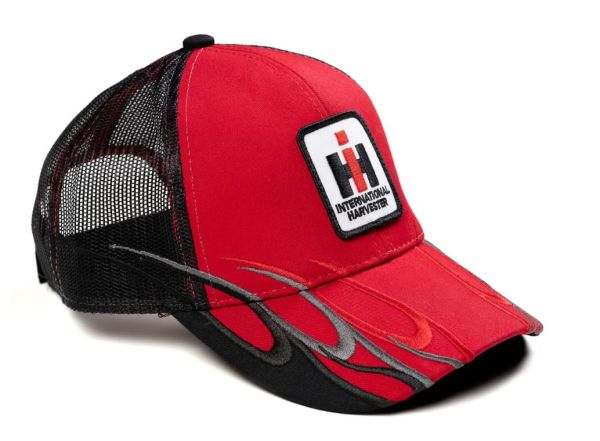 IHRFL - Gorra roja INTERNATIONAL con llama y parte trasera de malla negra - 1