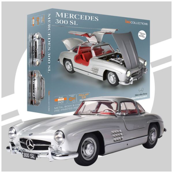 IXC.MBC.FK - MERCEDES-BENZ 300 SL plata - KIT COMPLETO 602 piezas - 1