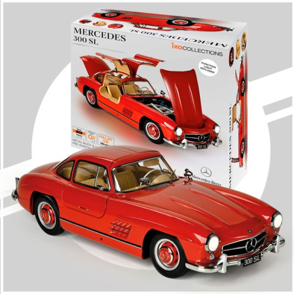 IXC.MBC.RED.FK - MERCEDES-BENZ 300SL Rojo - KIT COMPLETO 602 piezas - 1