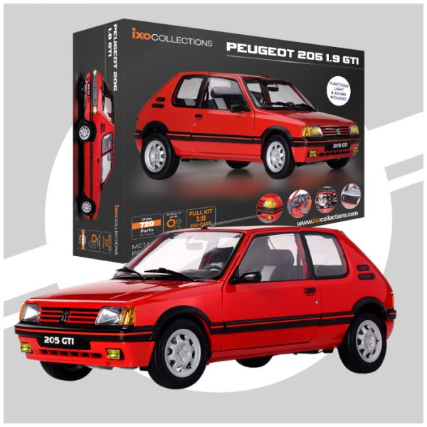 IXC.PEU.FK - PEUGEOT 205 1.9 GTI Rojo - KIT COMPLETO 720 piezas - 1