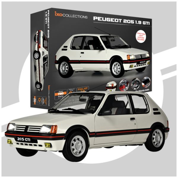 IXC.PEU.FK.W - PEUGEOT 205 1.9 GTI Blanco - FULL KIT 720 piezas - 1