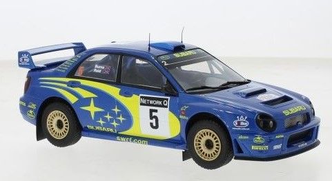 IXO24RAL026A - SUBARU IMPREZZA S7 #5 BURNS/REID RALLYE DE GRANDE BRETAGNE 2001 azul - 1