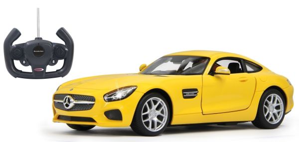 JAM405071 - MERCEDES BENZ AMG GT 1 radio control amarillo - 1