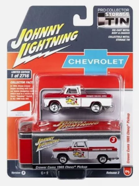 JLCT012-F - CHEVROLET Pick-up 1965 Crower Racing CAMS de la serie COLLECTOR TINS en blister - 1