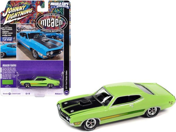 JLMC031B-A - FORD Torino Cobra 1971 verde de la serie MUSCLE CARS 2022 en blister - 1