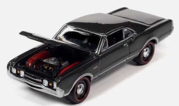 JLMC031B-C - OLDSMOBILE 442 W-30 1967 gris de la serie MUSCLE CARS 2022 en blister - 1