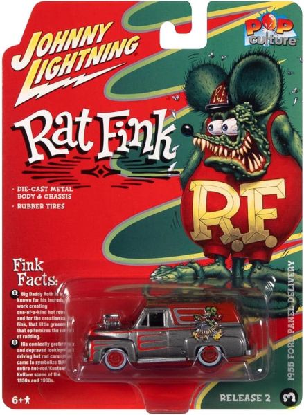 JLPC007-C - FORD Panel Delivery 1955 - RAT FINK- de la serie POP CULTURE 2022 en blister - 1