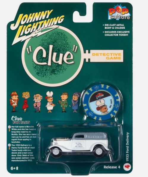 JLPC009-D - FORD Delivery 1933 gris - CLUE - de la serie POP CULTURE 2022 en blister - 1