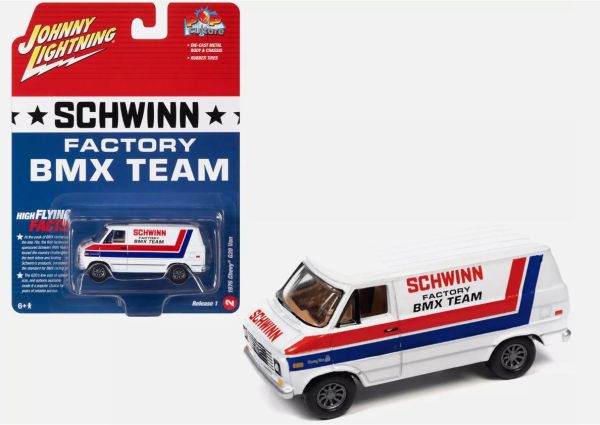 JLPC011-B - CHEVROLET G20 Van 1976 - SCHWINN - de la serie POP CULTURE 2023 en blister - 1