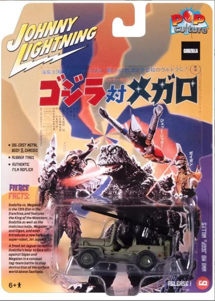 JLPC011-F - MB JEEP Willys WWII - GODZILLA - de la serie POP CULTURE 2023 en blister - 1