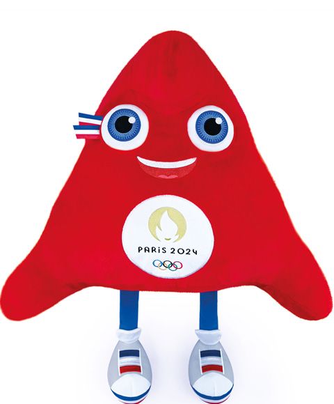 JO2404 - Mascota Oficial de los Juegos Olímpicos de París 2024 - 80 cm - 1