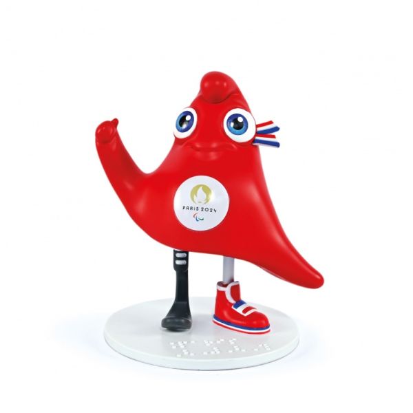 JO2508 - Figura Oficial de los Juegos Paralímpicos de París 2024 - 16 cm - 1