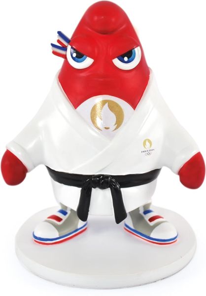 JO2511 - Figura Oficial de los Juegos Olímpicos de París 2024 - judo - 13 cm - 1