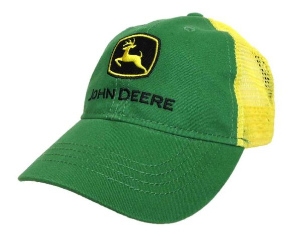 JSH370GT - Gorra JOHN DEERE verde niño con rejilla detrás - 1