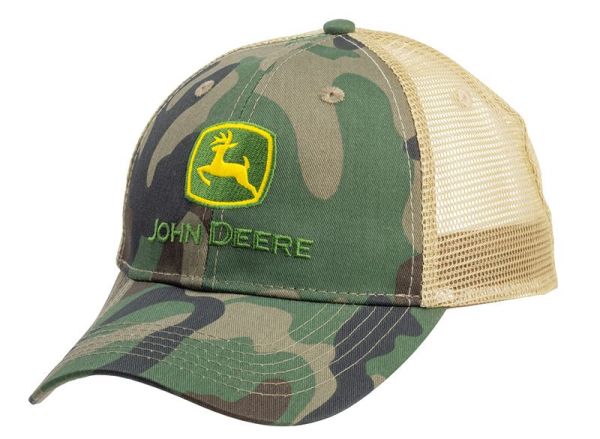 MC13080003BK - Gorra de camionero JOHN DEERE patrón de camuflaje - 1